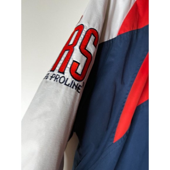 Vintage Chicago Bears Logo Athletic Sharktooth Jacket Men's M NFL Proline - Picture 6 of 16